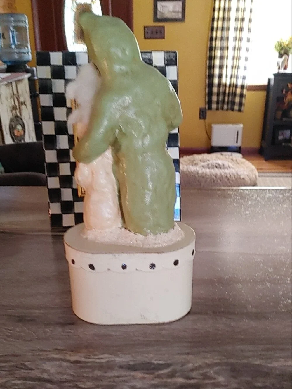 Nicole Sayre 12 Inch Santa and Snowman On Spirit Of Christmas Box